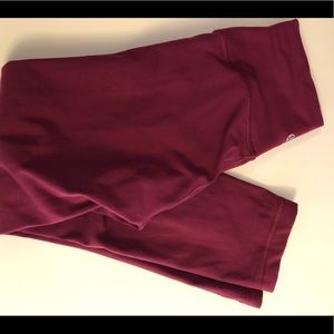 Lululemon Wunder under high rise crop leggings